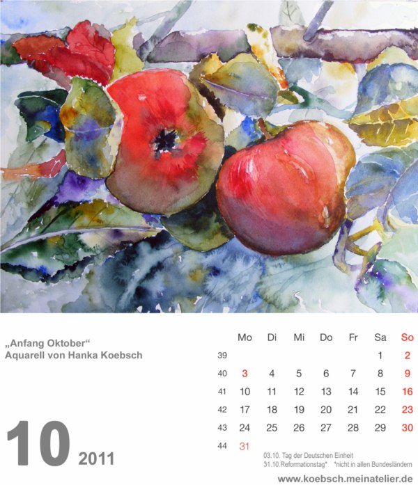 Kalenderblatt Oktober 2011 (c) Hanka & Frank Koebsch