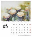 Kalenderblatt Juli 2012