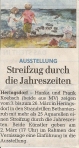 Unsere Ausstellung in Heringsdorf - Ankündigung in der Ostsee Zeitung vom 2012 02 28