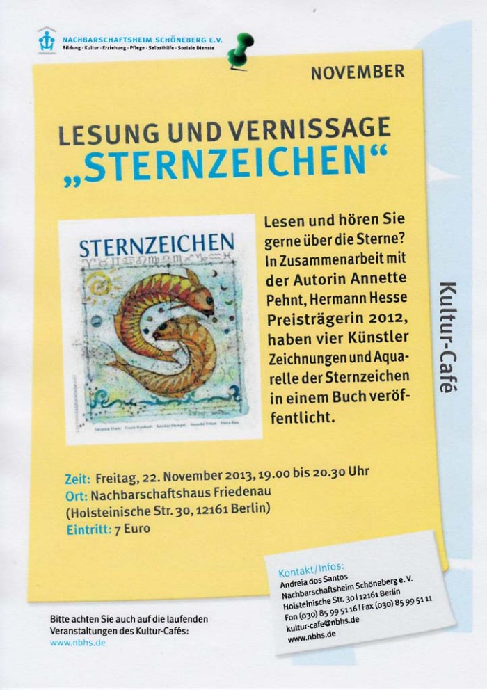 Sternzeichenausstellung in Nachbarschaftsheim Schöneberg e.V. in Berlin