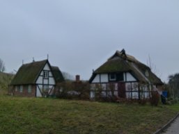 reetgedeckte Häuser in Gager auf Rügen (c) Frank Koebsch