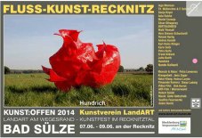 Kunst Offen - Fluss - Kunst -Recknitz - Hundrich
