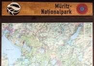 Karte des Müritz Nationalparks (c) Frank Koebsch