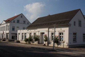 Rosenstöcke verzaubern die Häuser in Putbus (c) Frank Koebsch