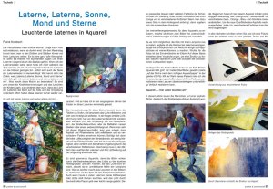 Laterne, Laterne, Sonne, Mond und Sterne - Laternenkiinder von Frank Koebsch in der Palette 2016 - 6 Seite 56 und 57