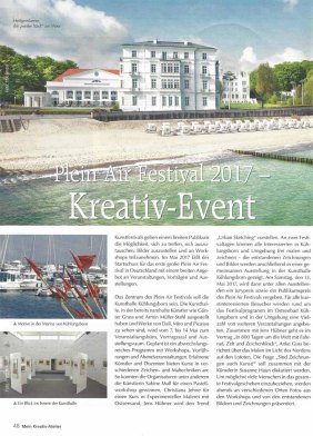 Plein Air Festival 2017 - Kreativ - Event - Mein Kreativ Atelier 2016 Nr 87 S 48