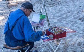 Plein Air Festival 2018 - Ölmaler am Strand von Heiligendamm (c) Frank Koebsch (14)