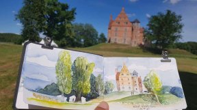 Schloss Ulrichhusen im Skizzenbuch von Frank Koebsch (1)