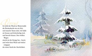 Advent – Rainer Maria Rilke mit dem Aquarell „Es weihnachtet“ von Frank Koebsch
