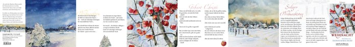 Weiße Weihnacht - Leporello mit Texten von Rainer Maria Rilke und Aquarellen von Hanka & Frank Koebsch - Ansicht 1