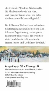 Weiße Weihnacht - Leporello mit Texten von Rainer Maria Rilke und Aquarellen von Hanka & Frank Koebsch RS