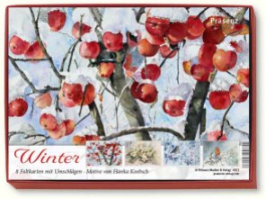 Kunstkarten-Box - Winter - mit Aquarellen von Hanka Koebsch