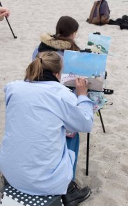 Ölmaler beim Plein Air Festival - Malen an der Ostsee am Strand von Kühlungsborn (c) FRank Koebsch (7)